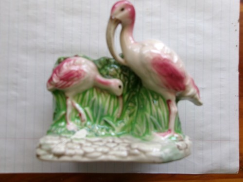 Vintage double pink flamingo - double,