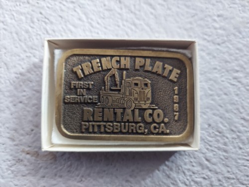Vintage belt buckle trench - buckle,