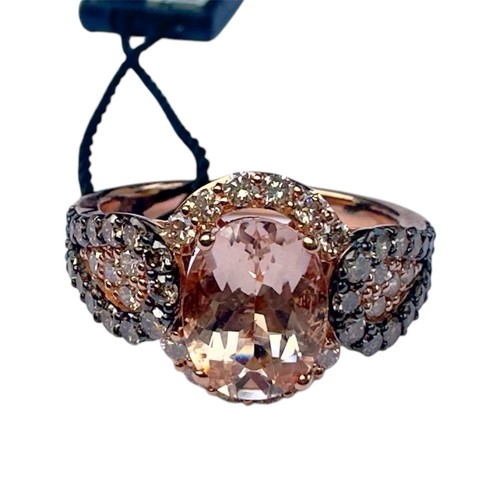 Levian ring peach morganite - levian,