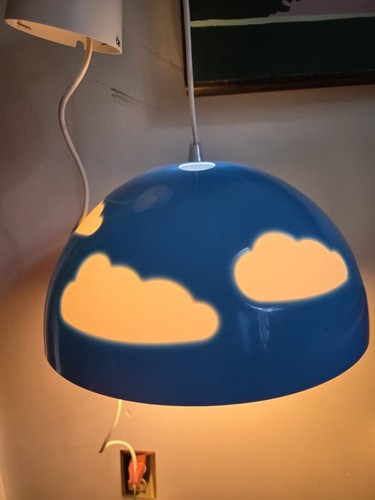 Ikea cloud lamp skojig - cloud, blue