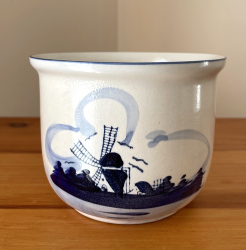Delft blue style handpainted - delft,