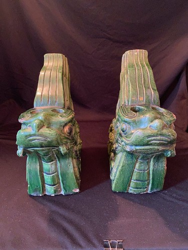 Atq vtg green glaze - green,