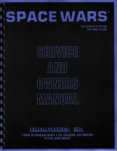 Cinematronics space wars - cinematronics,