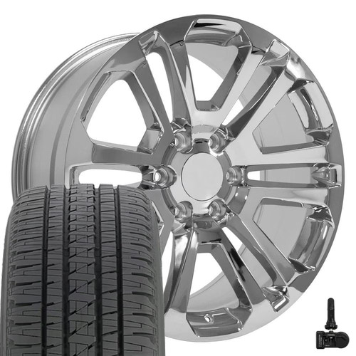20x9 chrome 4741 wheels - 20x9,