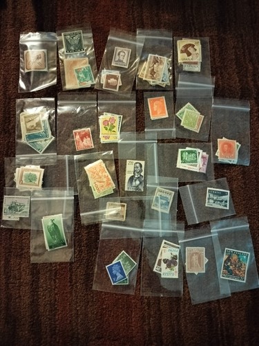 Lot unused foreign postage - lot,