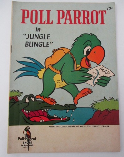 1958 poll parrot jungle - parrot, in