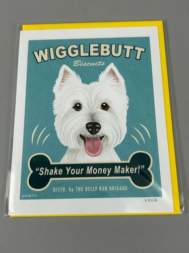 Westie wigglebutt biscuits - westie,