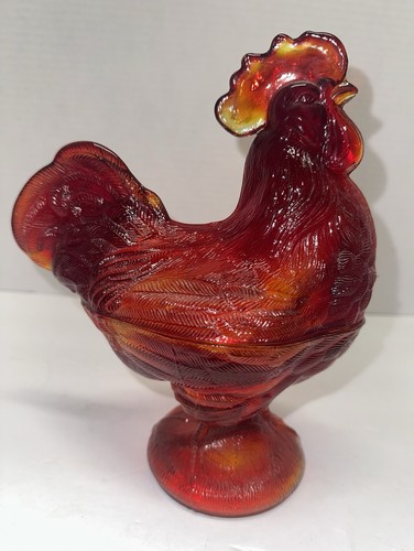 Vtg rooster footed candy dish - vtg,