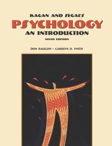 Kagan segal psychology an - segal's,