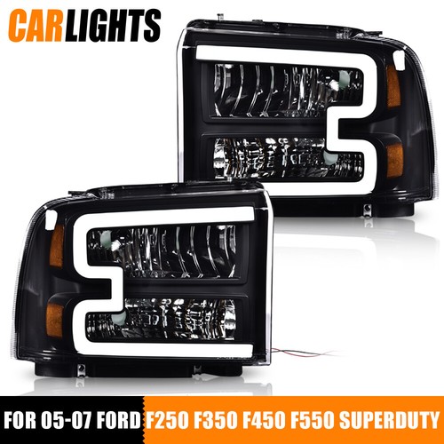 2pcs led drl - headlights, fit