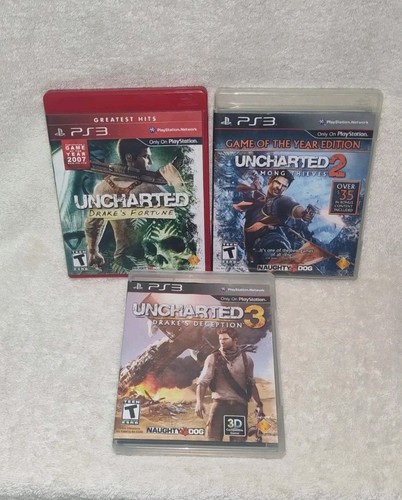Uncharted 3 trilogy - uncharted,