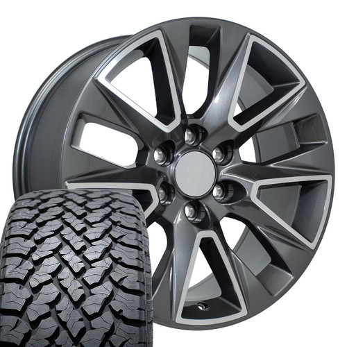 20x9 gunmetal 14034 wheels - wheels, &