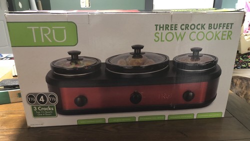 Tru three crock buffet - buffet, slow