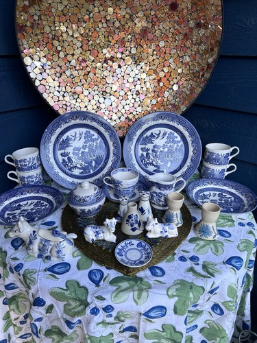 24pc staffordshire blue - 24pc,
