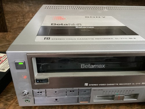 Sony betamax 2710 stereo - sony, sl-2710