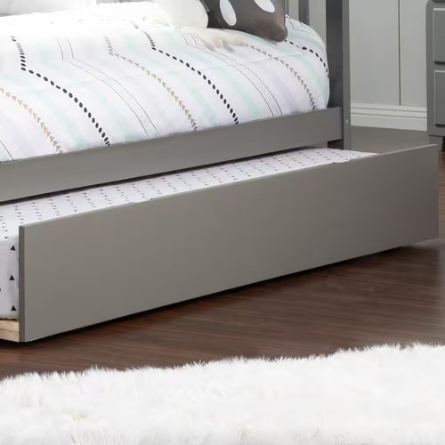 Urban grey trundle - full, bed