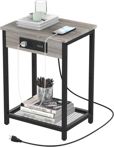 Modern nightstand charging - nightstand, w/charging
