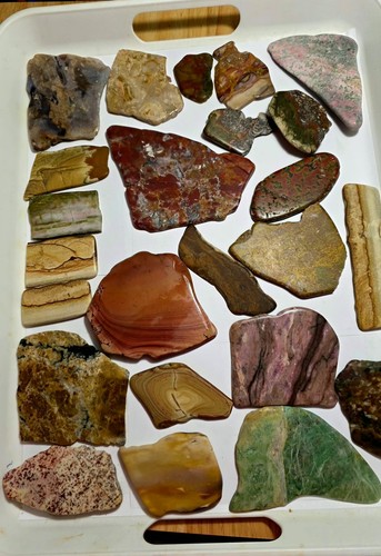 Slabs for cabbing - cabbing, lot