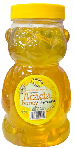 Bear acacia raw pure honey - bear,