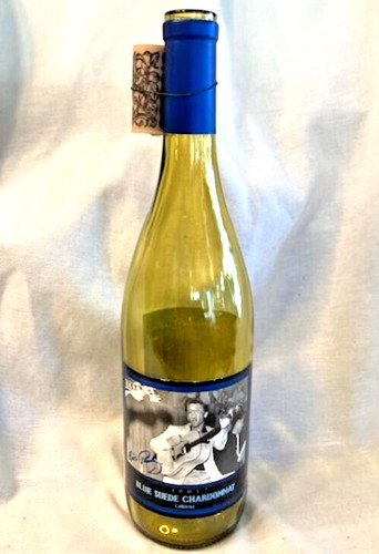 Elvis presley wine bottle - elvis, blue