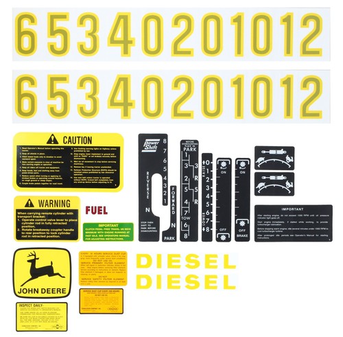Decal set - set, (21