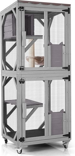 Outdoor cat enclosure - outdoor,