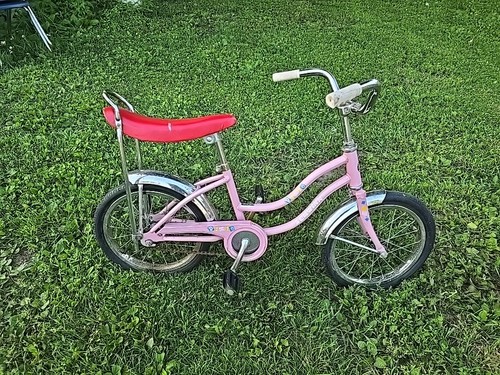 Vintage pink schwinn - pink, pixie