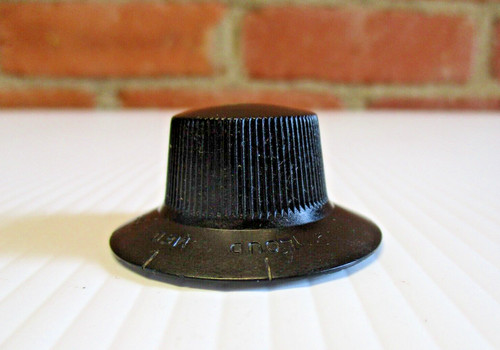 Fada black bakelite knob - fada,