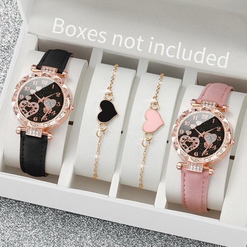 4pcs women watch - 4pcs, bracelet