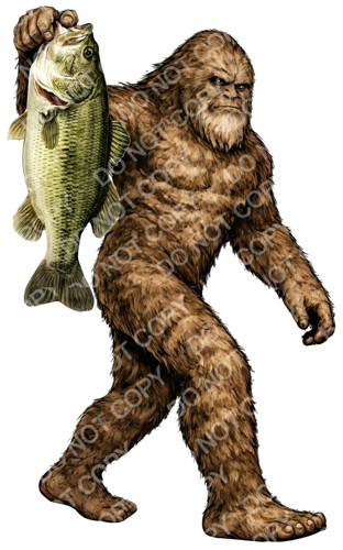 Bigfoot large mouth bass - bigfoot,