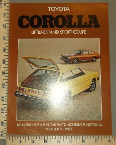 1976 toyota carolla - toyota,