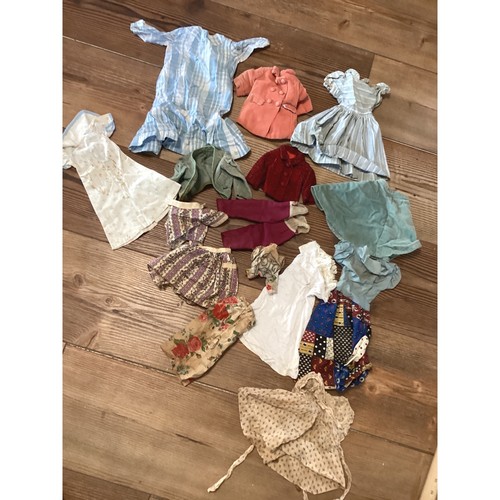 Vintage doll clothes lot - clothes, mixed