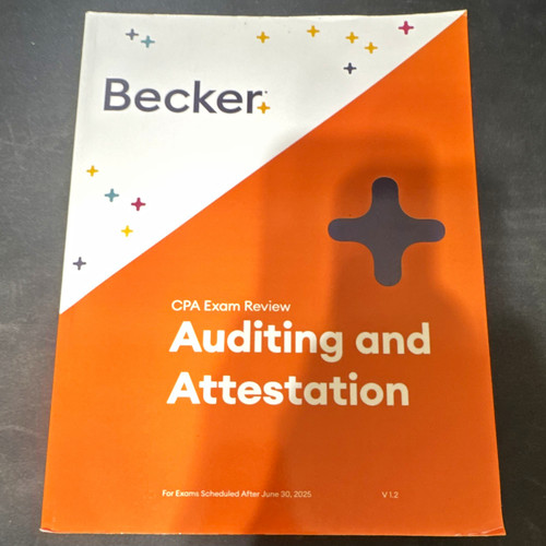 Becker cpa exam - cpa, aud