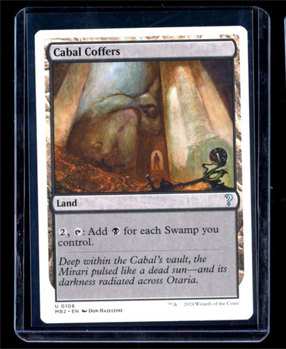 Mtg mb2 cabal coffers 106 - mb2, #106