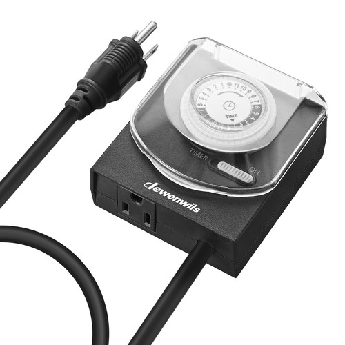 Hour mechanical light timer - 24-hour,