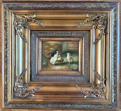Antique european baby chicks - antique,