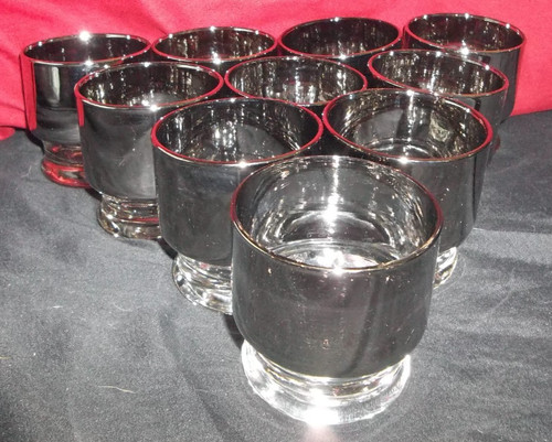Silver rocks glasses - rocks,