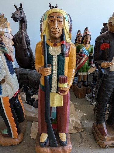 Inch tall cigar indian - inch,