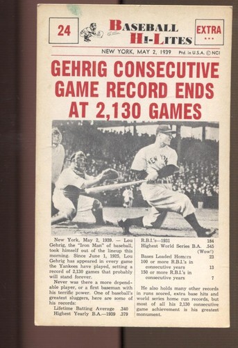 1960 card lites - nu-card, 24