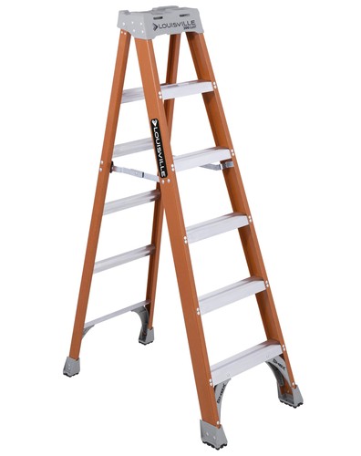 Foot fiberglass step ladder - fiberglass,