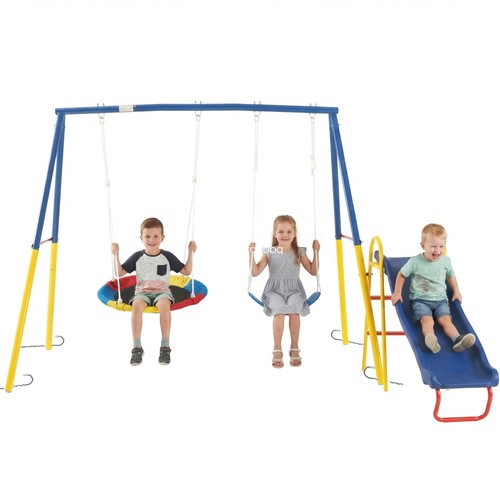 Heavy duty swing set - swing, 3-in-1