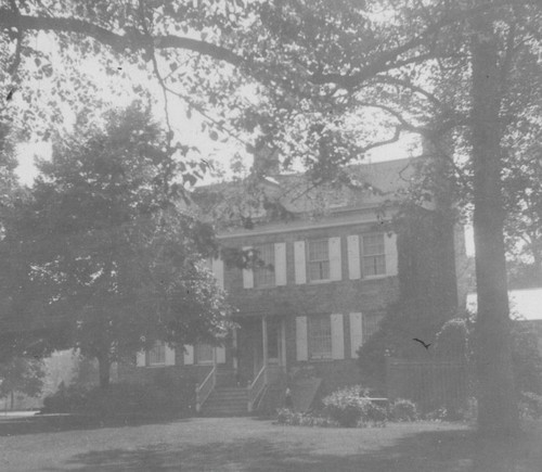 Creased 1940s brick house - brick,