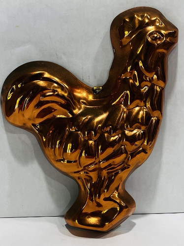 Vintage copper rooster chicken - vintage,