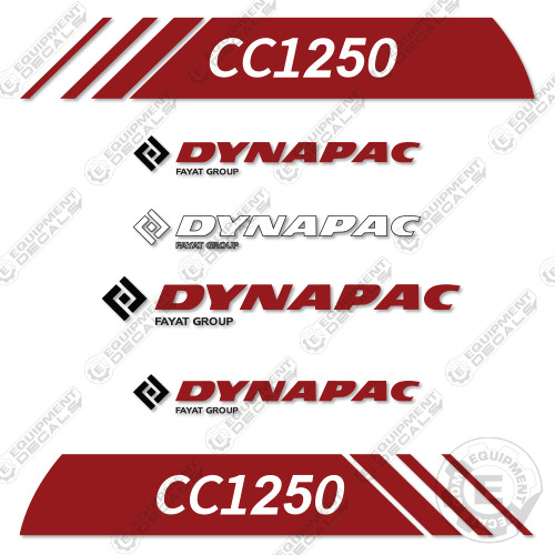 Fits dynapac cc1250 - fits, decal