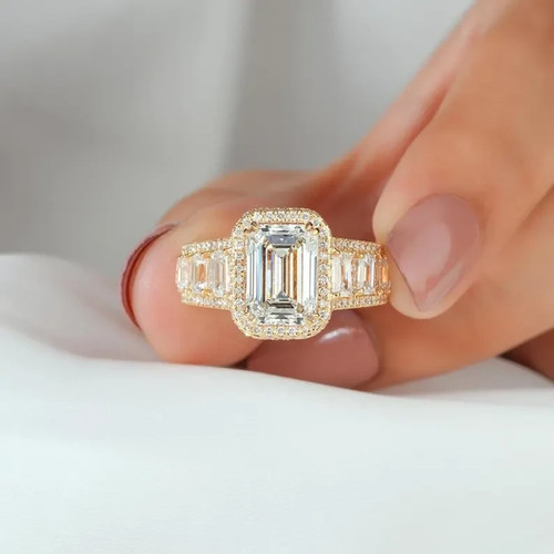 20ct emerald cut - emerald-cut, lab