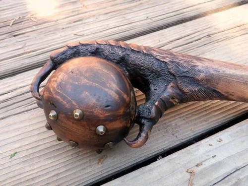 Share wooden walking stick - walking,