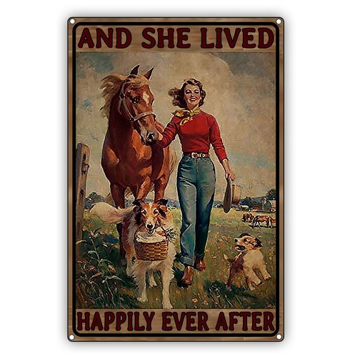 And she lived happily - and, ever