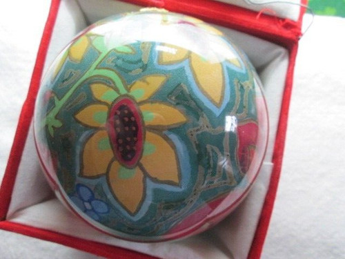 Inside hand painted glass - painted,