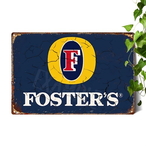 Vintage fosters beer rustic - vintage,