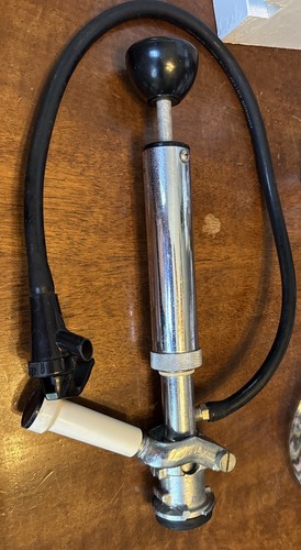 Stainless beer keg - keg, pump